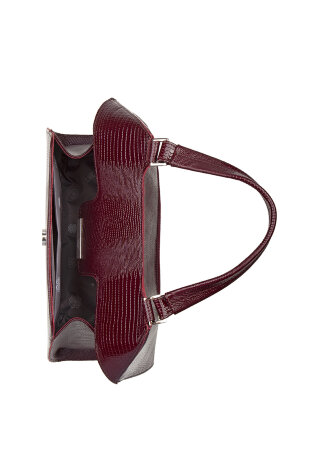 Сумка женская ESSE АГНИЯ варан бордо 79320