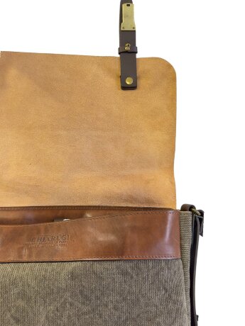 Сумка для ноутбука и документов Chiarugi 854002 brown/green