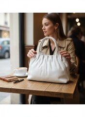 Сумка женская W-694 бел Wifeore