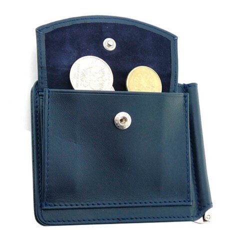 Зажим для денег Qoper 0866 blue 