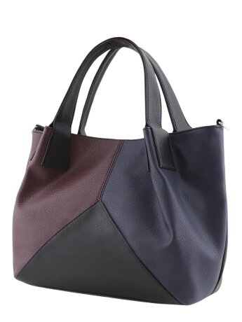 Сумка женская Оливи 1280 черн/бор/син