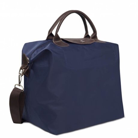 Сумка ручная кладь 2-313 сат/т.син