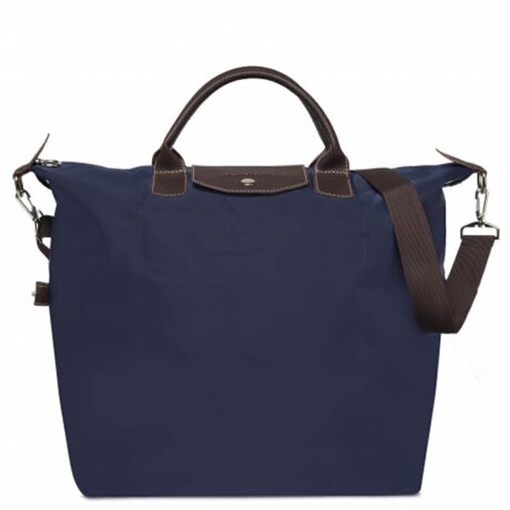 Сумка ручная кладь 2-313 сат/т.син