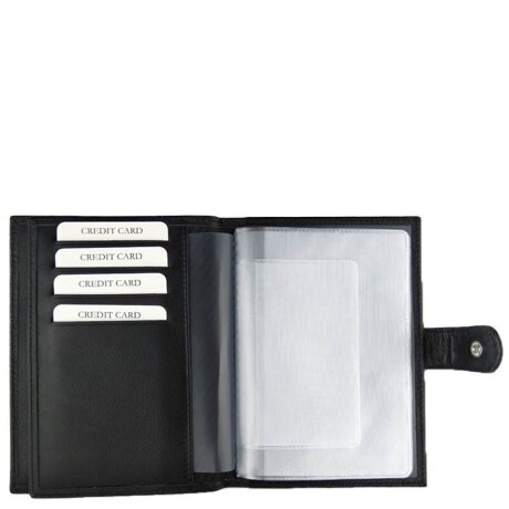 Обложка на автодокументы и паспорт QOPER 0568 black