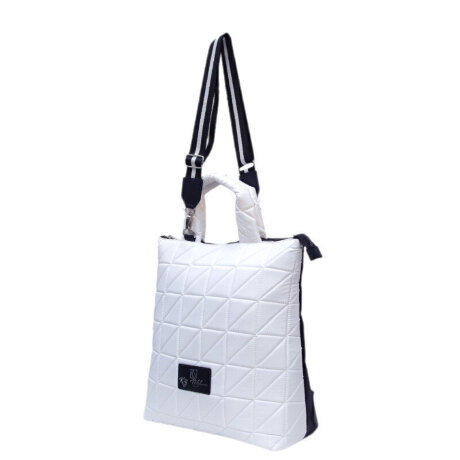 Сумка-рюкзак KN 006-31404 бел/треуг.