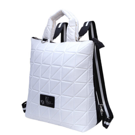 Сумка-рюкзак KN 006-31404 бел/треуг.