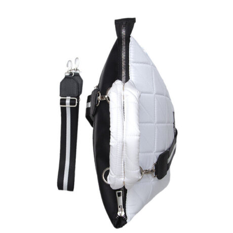 Сумка-рюкзак KN 006-31404 бел/треуг.