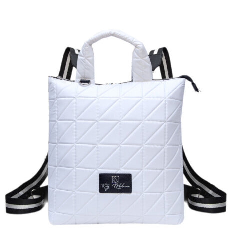 Сумка-рюкзак KN 006-31404 бел/треуг.