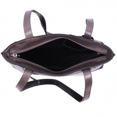 Сумка женская Mattioli 102-11С чер/сер азалия