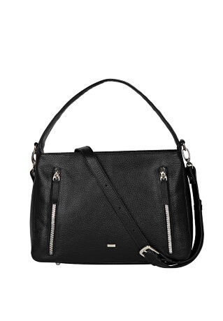 Сумка женская ESSE АРИНА черн.фл 79385