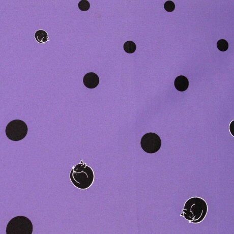 Зонт Flioraj 170414 Кошки в горошке сирень