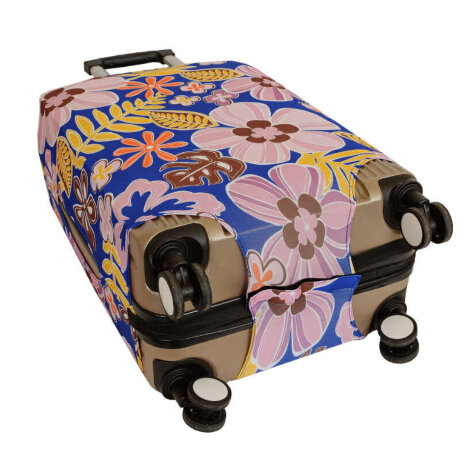 Чехол для чемодана 6001-3 цветы M