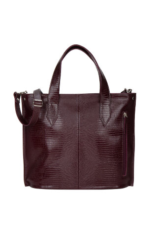 Сумка женская ESSE ВАСИЛИСА варан бордо 79357
