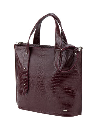 Сумка женская ESSE ВАСИЛИСА варан бордо 79357