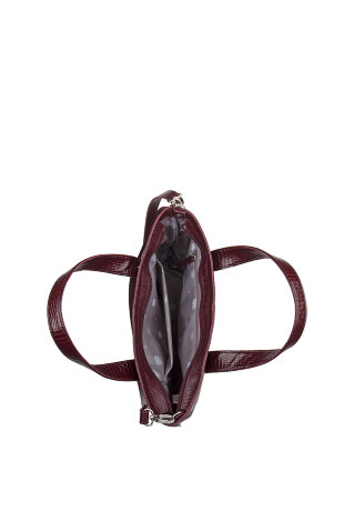 Сумка женская ESSE ВАСИЛИСА варан бордо 79357