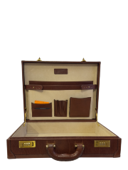 Дипломат кожаный Chiarugi 4504 brown