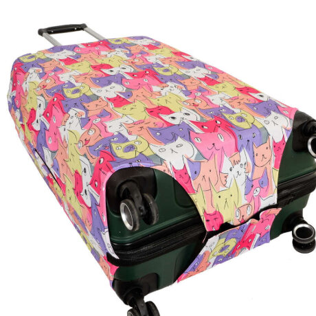 Чехол для чемодана 4042-2 коты L