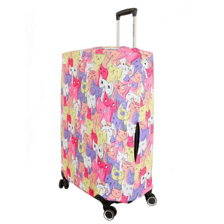 Чехол для чемодана 4042-2 коты L