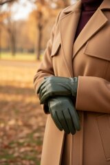 Перчатки женские Pitas 0670Z р.8,5 зел.комби 