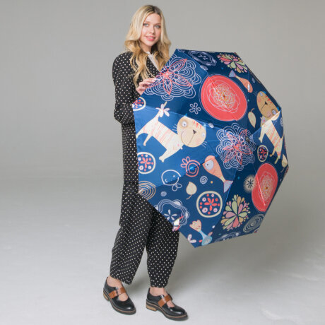 Зонт Flioraj 231220  Кот, рыбка