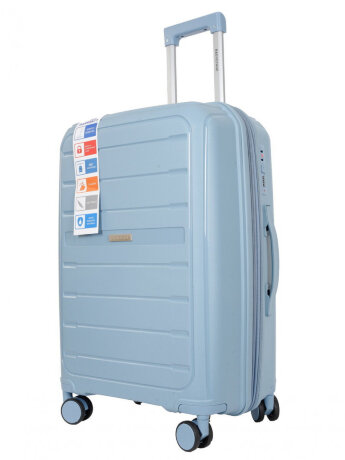 Чемодан BV PP05-24 blue gray Bagvoyage