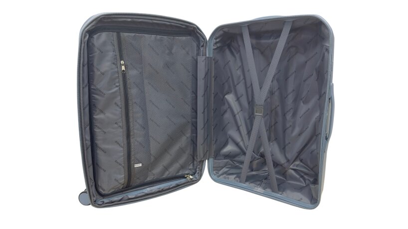 Чемодан BV PP05-24 blue gray Bagvoyage