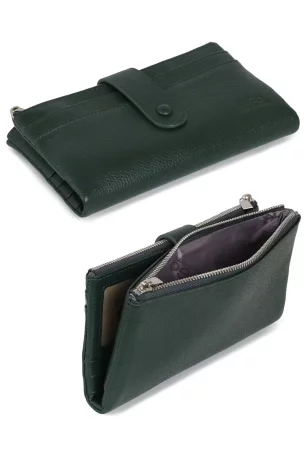 Кошелек женский Ego Favorite 306-0671 темно-зеленый 