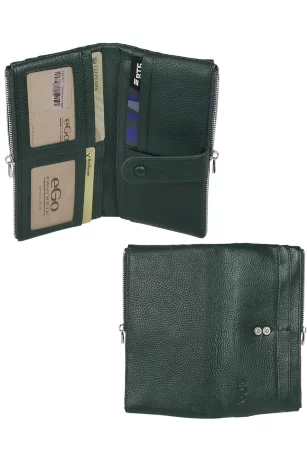 Кошелек женский Ego Favorite 306-0671 темно-зеленый 