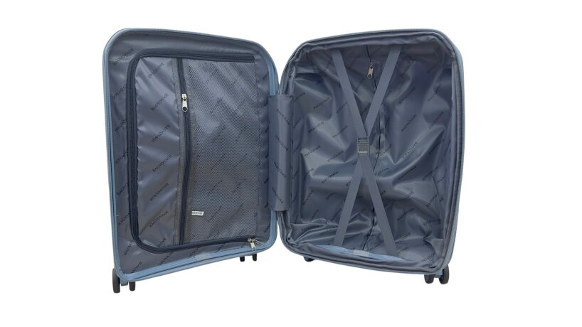 Чемодан BV PP05-20 blue gray Bagvoyage