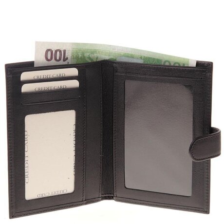 Обложка на автодокументы и портмоне Qoper 0655 black