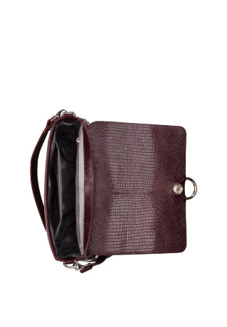 Сумка женская ESSE ПАУЛИНА варан бордо 79326