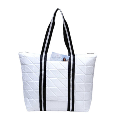 Сумка дорожная KN 710-31404 бел/треуг.