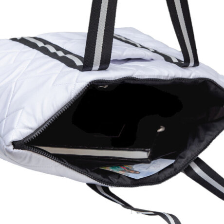 Сумка дорожная KN 710-31404 бел/треуг.