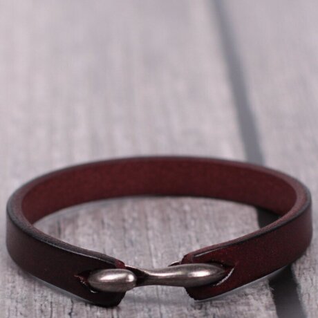 Браслет кожаный 710 т.кор (20см)