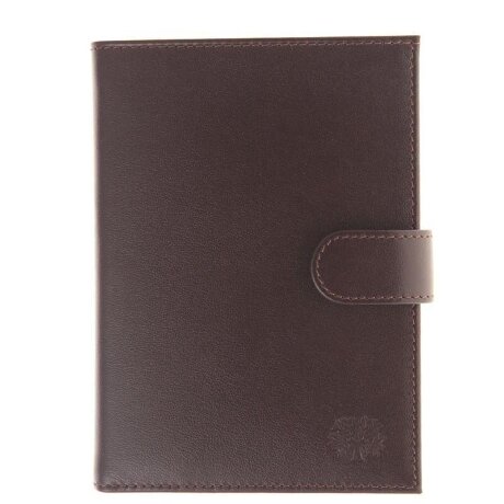 Кошелек и обложка на автодокументы Qoper 0685 brown