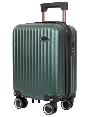 Чемодан Bagvoyage BV01/16 зеленый со съемными колесами