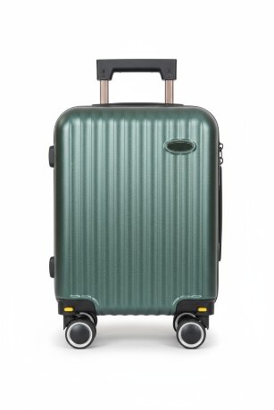 Чемодан Bagvoyage BV01/16 зеленый со съемными колесами