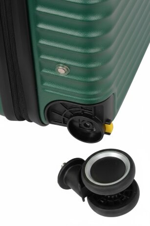 Чемодан Bagvoyage BV01/16 зеленый со съемными колесами