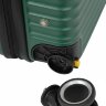 Чемодан Bagvoyage BV01/16 зеленый со съемными колесами