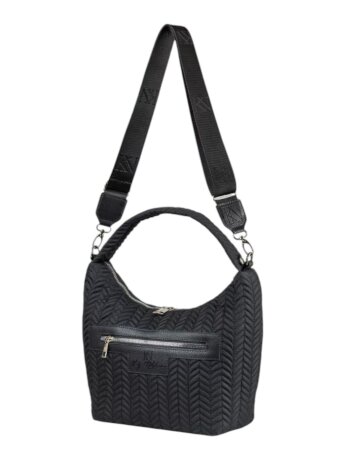 Сумка женская KN 004-30311/1 черн/косич.