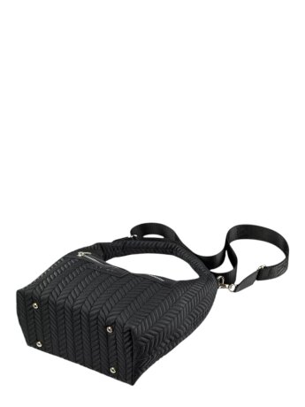 Сумка женская KN 004-30311/1 черн/косич.