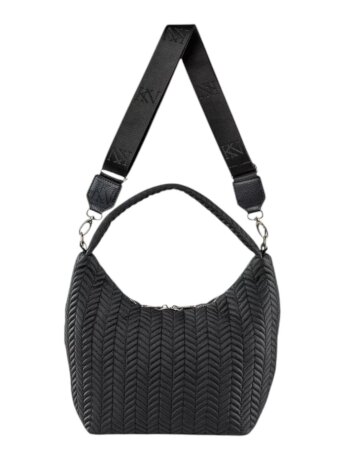 Сумка женская KN 004-30311/1 черн/косич.