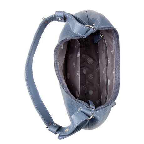 Сумка женская ESSE НАДИН серо/голуб.фл 78703