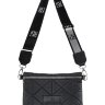 Сумка кросс-боди KN 010-30310 черн/ромб с лин.