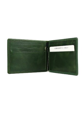 Зажим для денег Qoper 1021 green