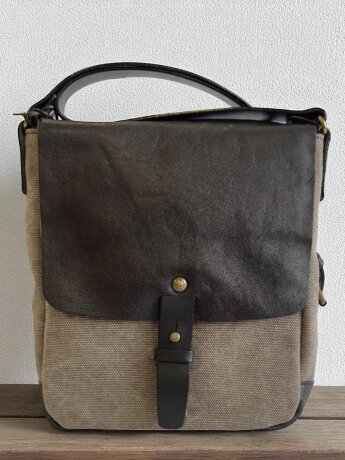 Сумка мужская Chiarugi 852003 black/grey