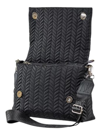 Сумка через плечо KN 013-30311 черн/косич.