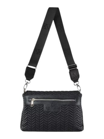 Сумка через плечо KN 013-30311 черн/косич.