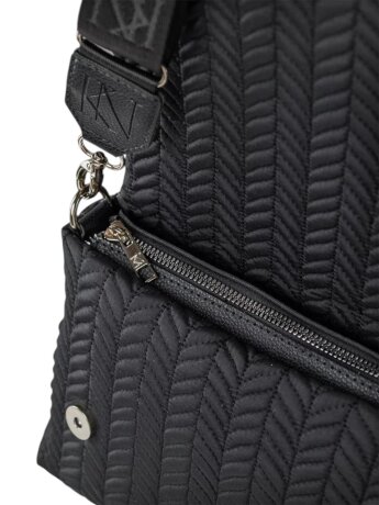 Сумка через плечо KN 013-30311 черн/косич.