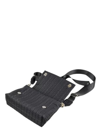 Сумка через плечо KN 013-30311 черн/косич.